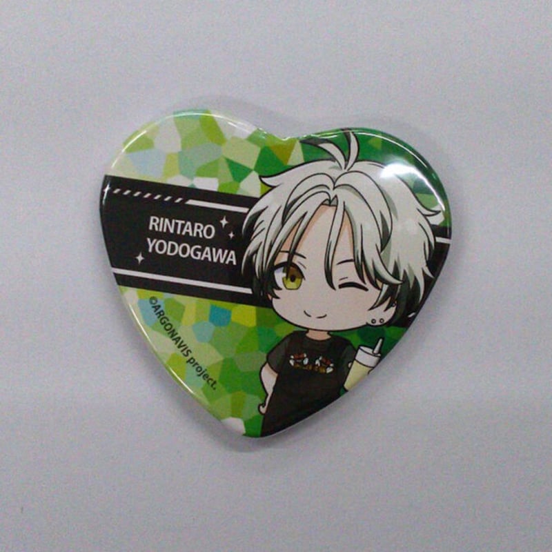 アルゴナビス 淀川麟太郎 ハートカンバッジ | K-BOOKS 池袋 2次元