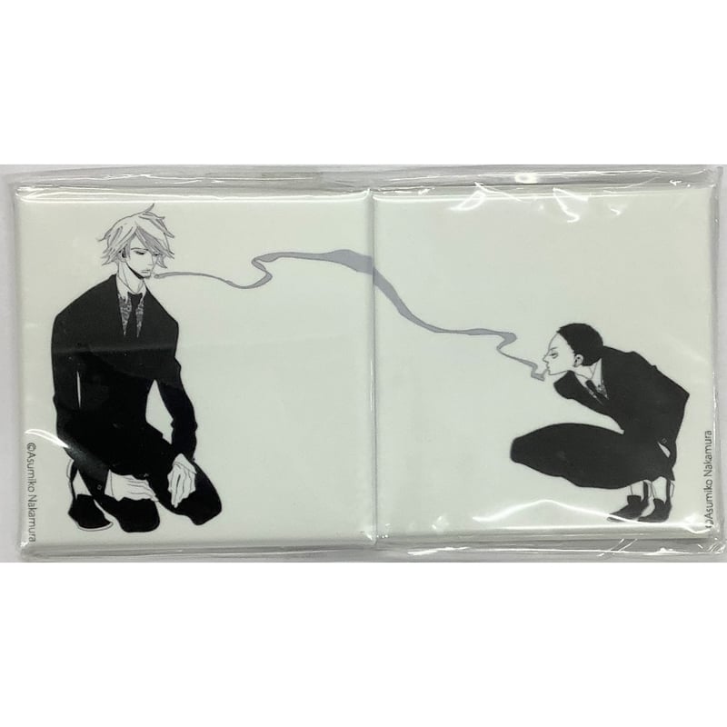 中村明日美子 OPERA展 スクエア缶バッジ 4種セット 原画展 blanc