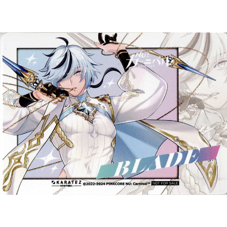 NUカーニバル ブレイド カラ鉄 NU:カーニバル』 カラオケの鉄人 ミニフォト風 カード ブレイド 【BL