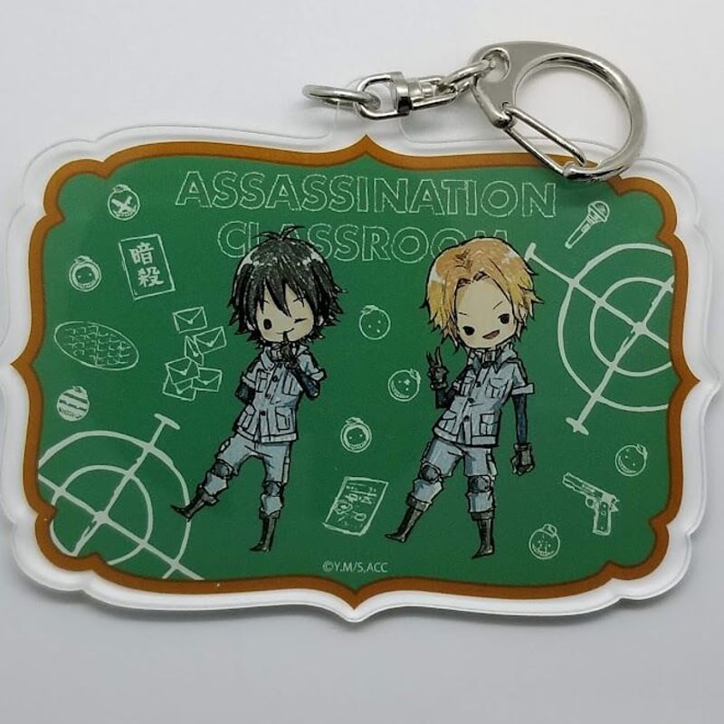 暗殺教室 アクリルキーホルダー グラフアート コンプリート 暗殺教室 磯貝＆前原グラフアートアクリルキーホルダー | K-BOOKS 池袋