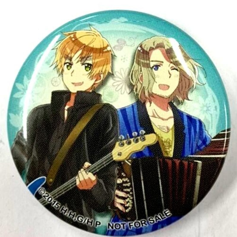 ヘタリア ガルアト 缶バッジ イギリス アメリカ