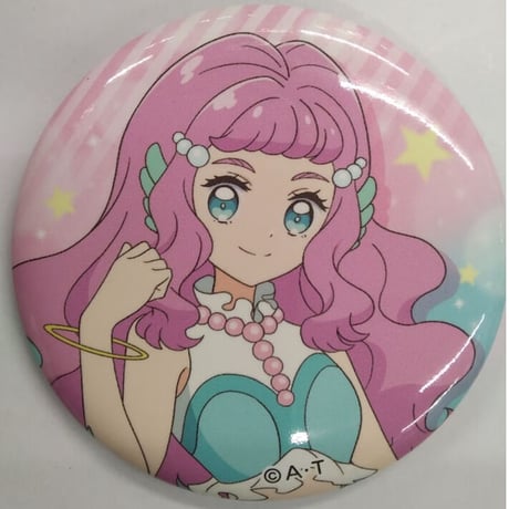 トロピカル〜ジュプリキュア お正月 限定 缶バッジ キュアくるるん アニメージュ1月号増刊『トロピカル～ジュ！』プリキュア特別