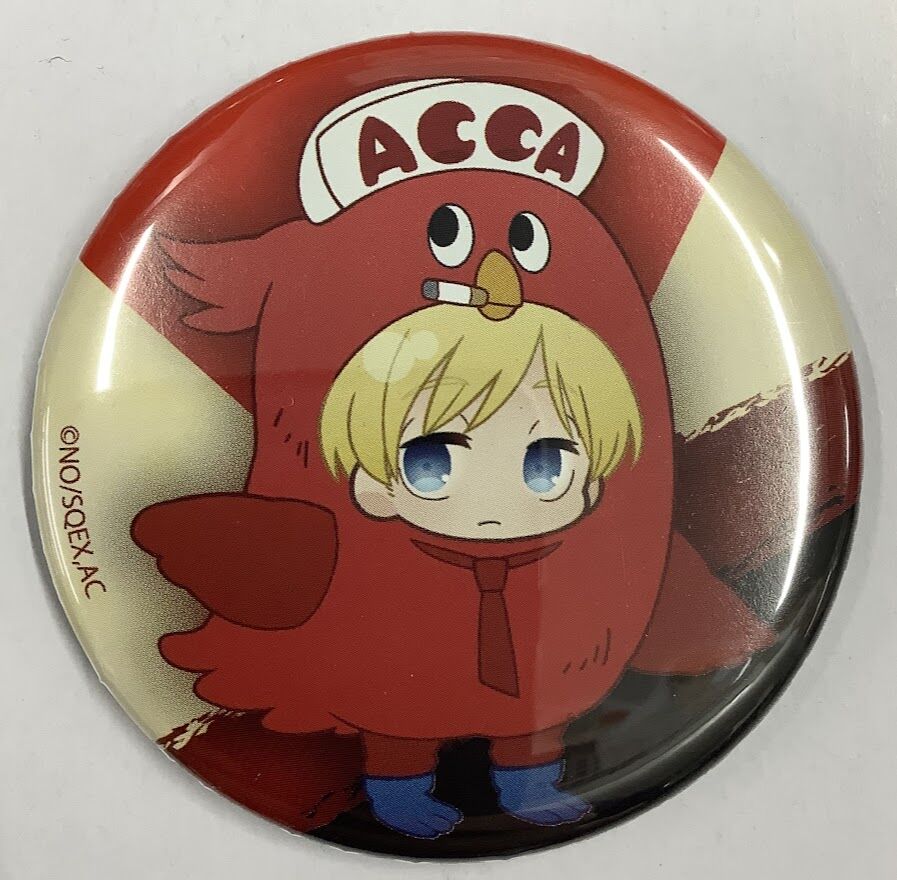 ②ACCA13区監察課　カフェ　缶バッジ　ジーン オノナツメ『ACCA13区監察課』 ジーン 缶バッジ | K-BOOKS 池袋