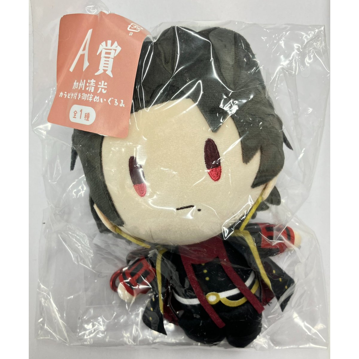 みんなのくじ 刀剣乱舞 御伴散歩 A賞 加州清光 カラビナ付き 御伴ぬいぐるみ fit=scale-down,w=1200