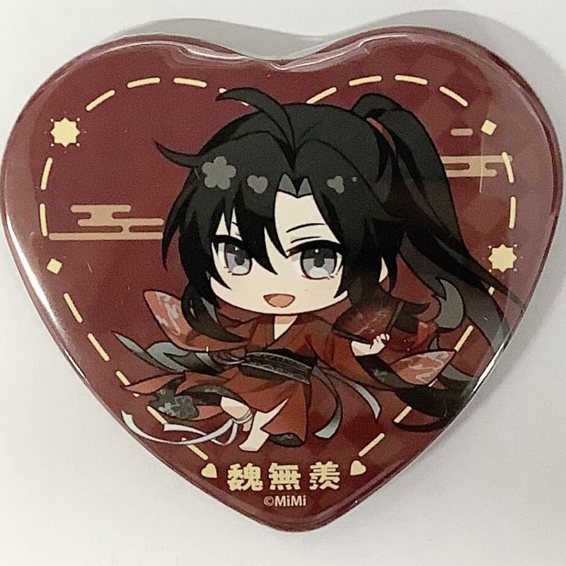 魔道祖師 飛花甘露 缶バッジセット ラジドラ魔道祖師（MiMi）×THEキャラSHOPが池袋P'PARCO2Fにて