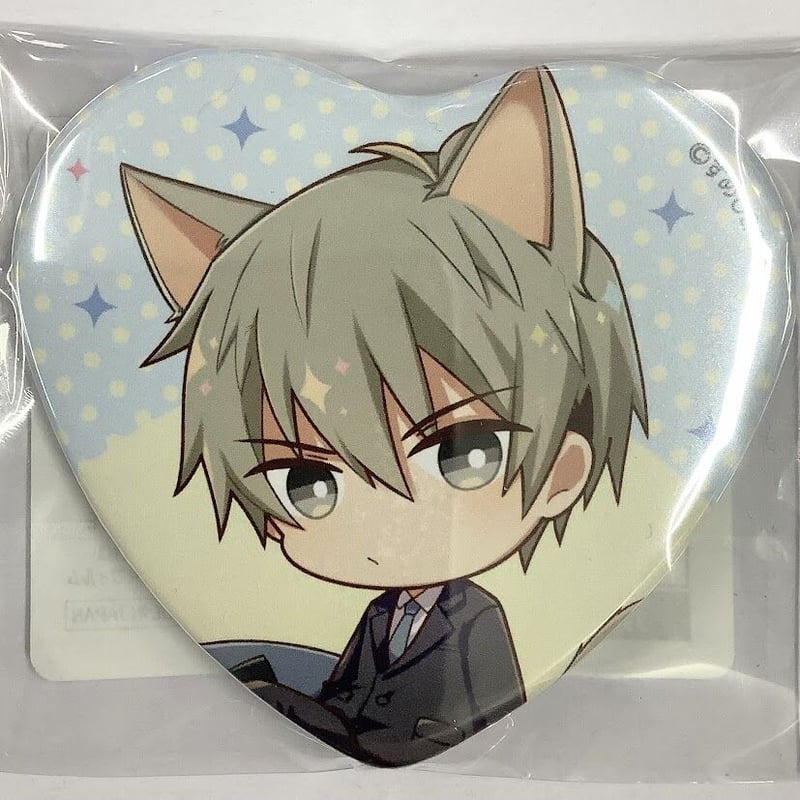 すめし 『リーマンラブホ男子会』×くじメイト ハート 缶バッジ【BL