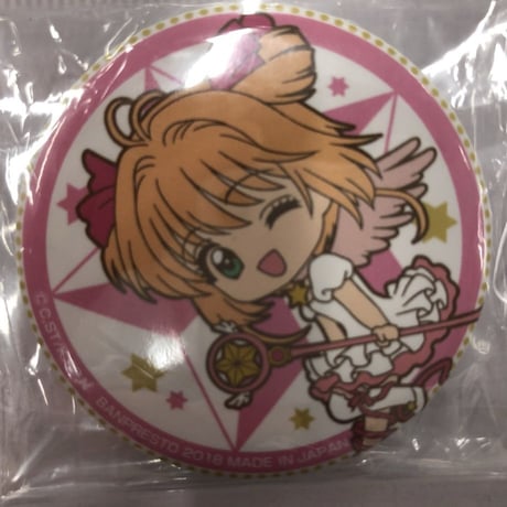 カードキャプターさくら　木之本桜ティーバッグセット缶バッジ
