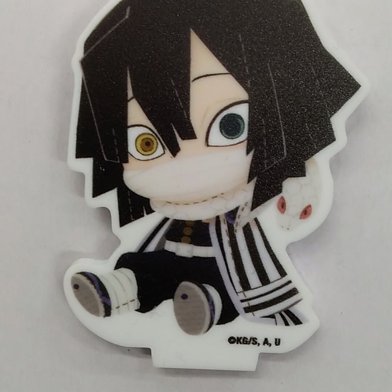 鬼滅の刃 アニメイト カフェ 台湾限定 アクリルキーホルダー　伊黒小芭内 嘴平伊之助 台湾限定 アニメイトカフェ アクリルスタンド