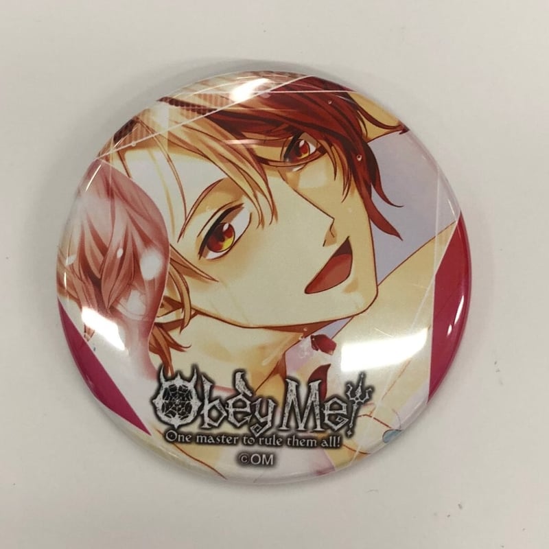 obey me! アスモデウス 缶バッジ ObeyMe! オベイミー おべいみー トレーディング 缶バッジ