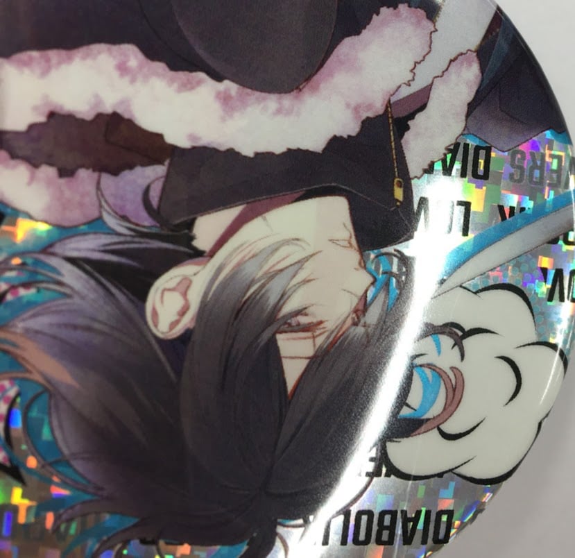裏サビ有】DIABOLIK LOVERS 無神アズサ 缶バッジ ホロ | K-BOOKS 池