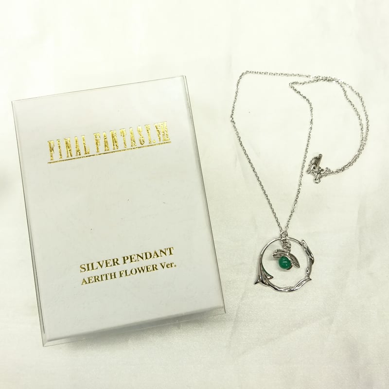 ファイナルファンタジー7 シルバーペンダント エアリス フラワーVer
