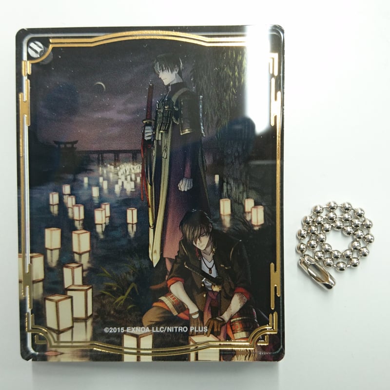 刀剣乱舞 へし切長谷部 大俱利伽羅 六周年記念 アクリルアートブロック 