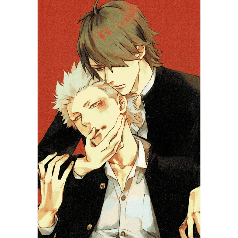 赤原ねぐ 瀬森菜々子 『簡易的パーバートロマンス』イラストカード【BL