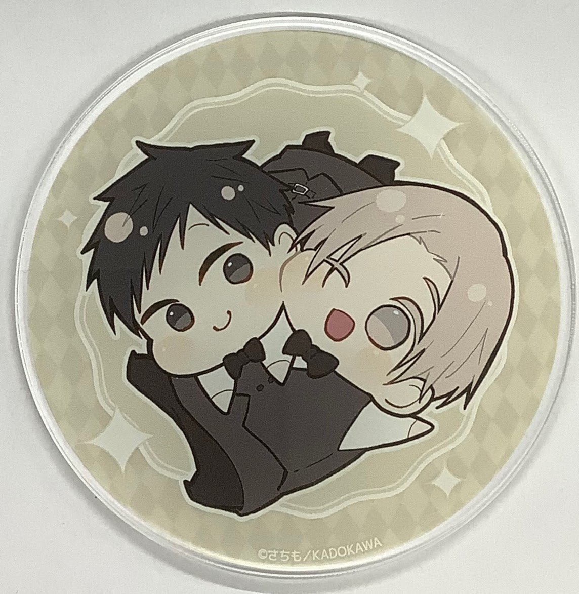 あfろ mono グラッテ アクリルコースター さちも『黒か白か』 グラッテ アクリルコースター【BLグッズ