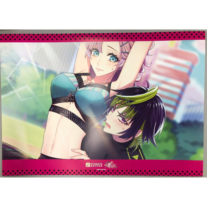 キューピットパラサイト 琉輝 複製原画 with flower キュピパラ ○【イタミ有】キューピット・パラサイト 琉輝 ランチョンマット | K