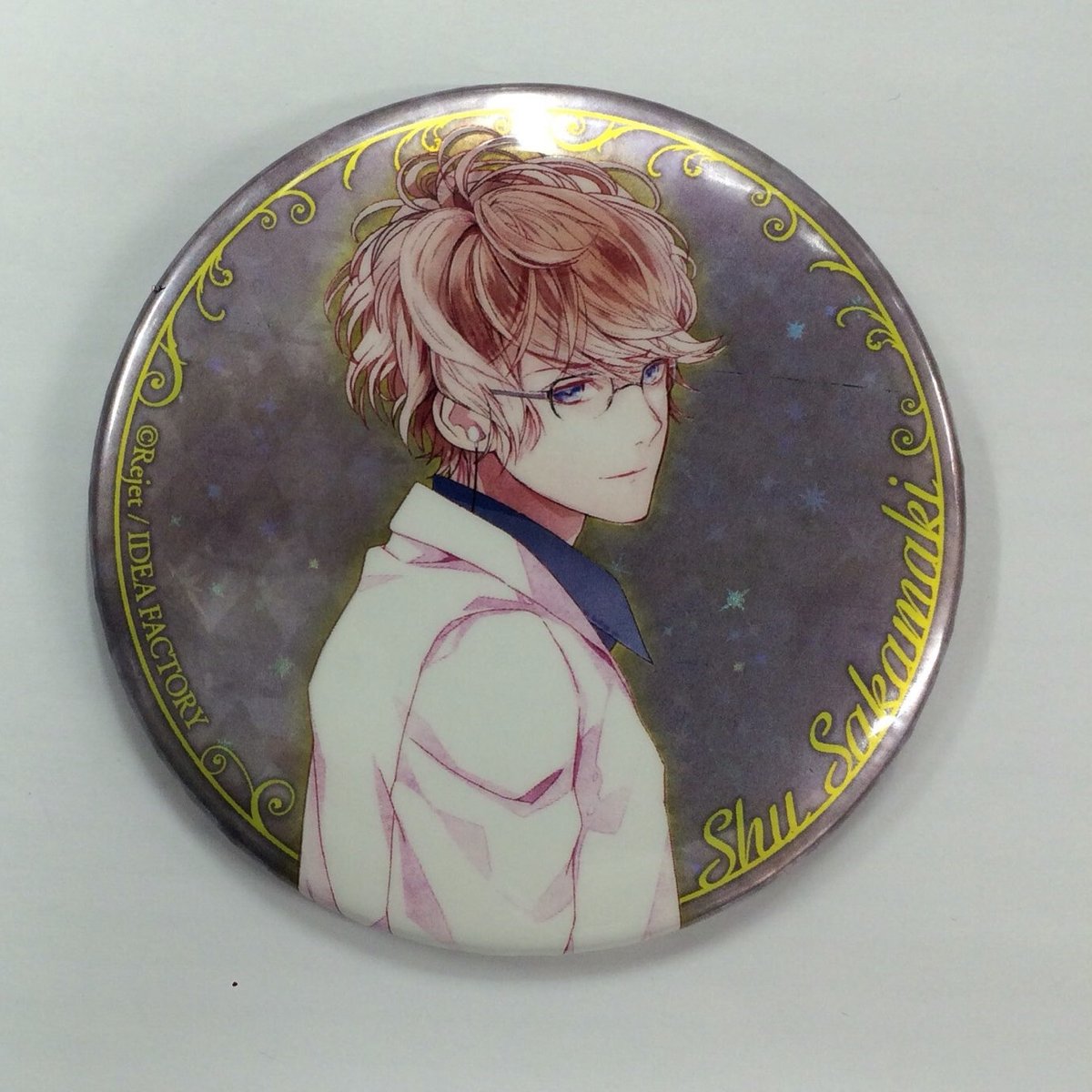 DIABOLIKLOVERS スチルカード＆缶バッジ 逆巻シュウ ディアラバ 逆巻