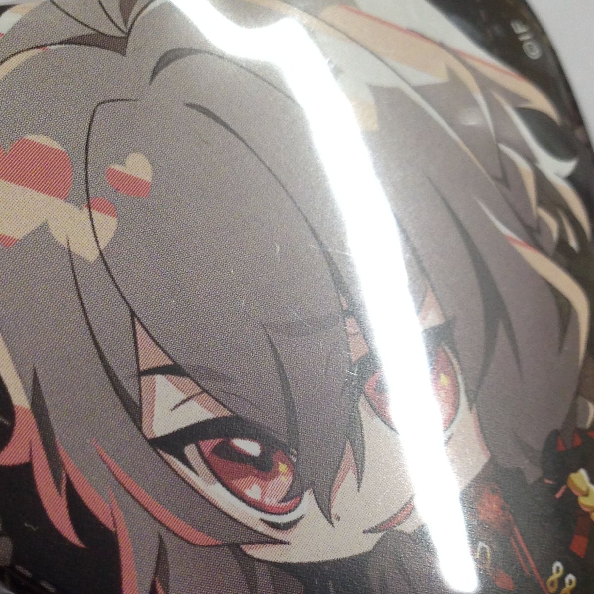 イタミ有】終遠のヴィルシュ アンクゥ ハート型缶バッジ＆キャラクター