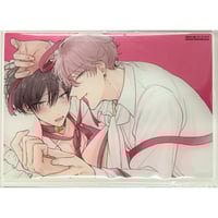 特典　時光代理人 SMILE BASE カフェ ポストカード　トキ　ヒカル　リン 時光代理人 -LINK CLICK-』 SMILE BASE CAFE イラストカード ト