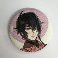 剣が刻 鴇羽 缶バッジ