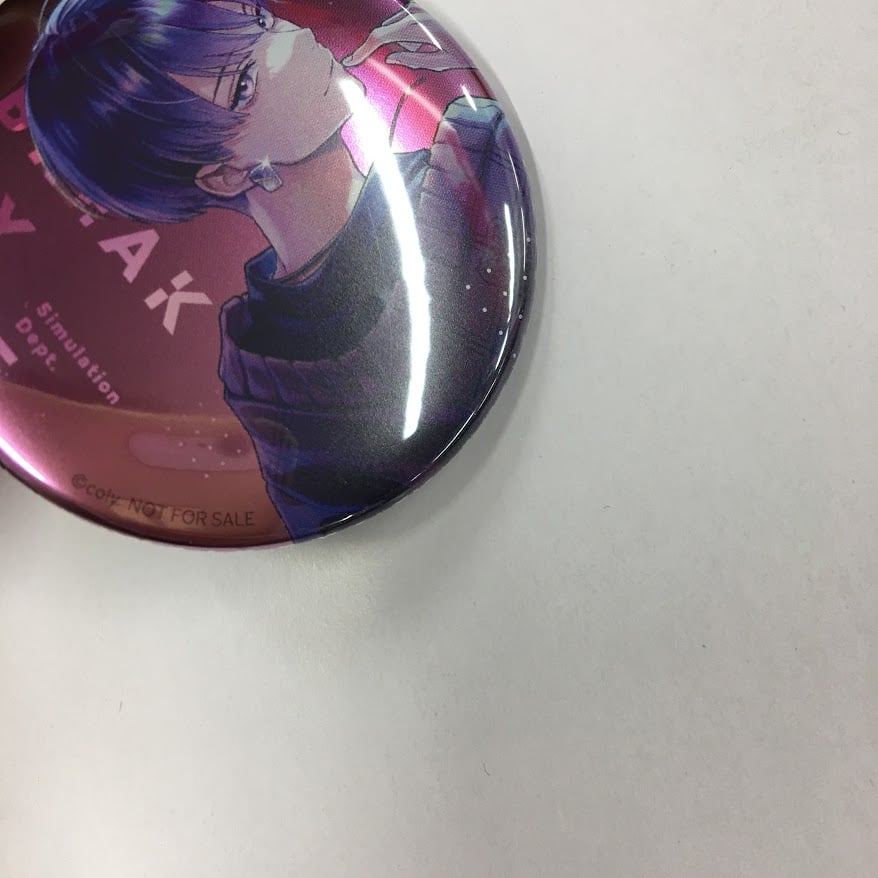 ブレイクマイケース 宇京真央 メタリック缶バッジ AGF2023 | K-BOOKS