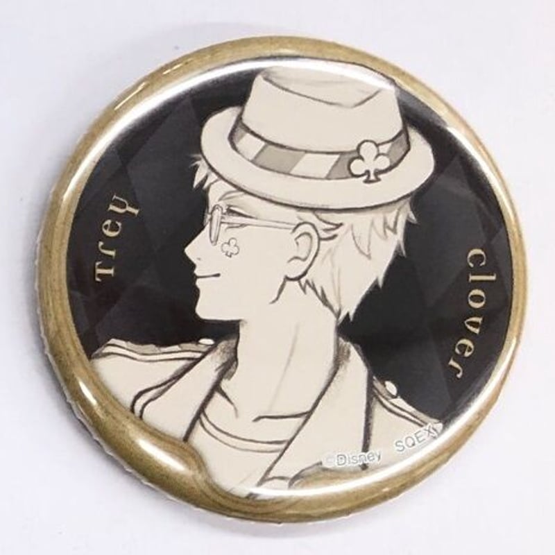 大量①-1】ツイステ トレイ・クローバー 缶バッジ Roman ロマン 大量①