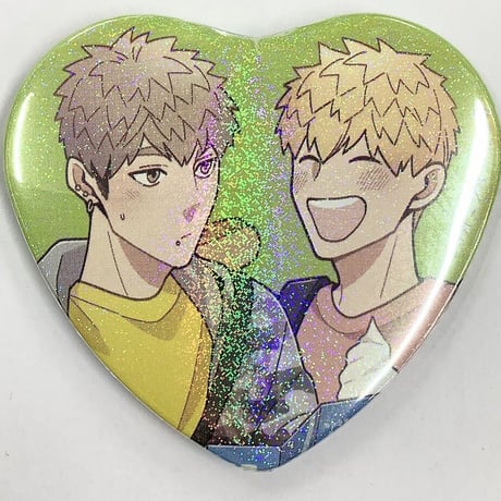 那木渡 ロストバージン ハート 缶バッジ Qpa Land 那木渡 『ロストバージン』 Qpa展 10th 直筆サイン入り 複製原画