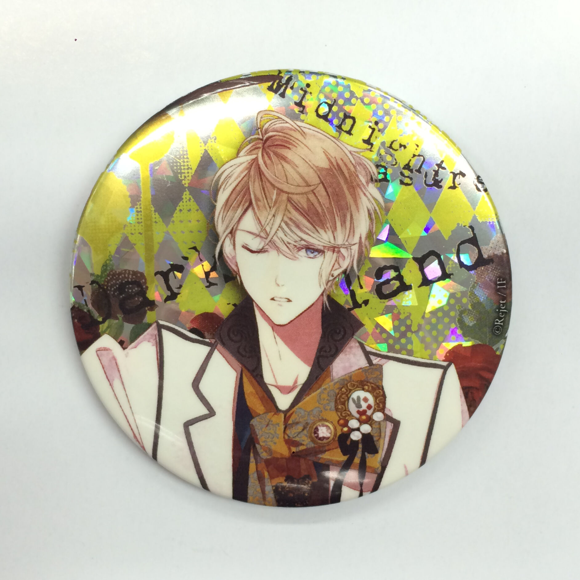 律*品様 DIABOLIK LOVERS ディアラバ 逆巻シュウ　ホロ缶バッジ original