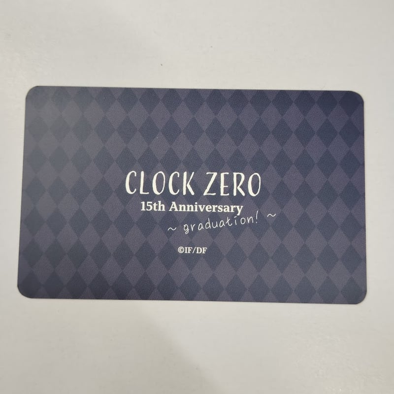 CLOCK ZERO 時田終夜 カード | K-BOOKS 池袋 2次元グッズ通販