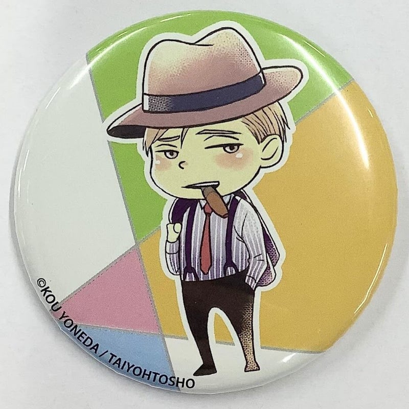 ヨネダコウ　10周年記念祭　缶バッジ　囀る鳥は羽ばたかない等　BL イァハーツ ヨネダコウ『囀る鳥は羽ばたかない』「ヨネダコウ 画業10周年