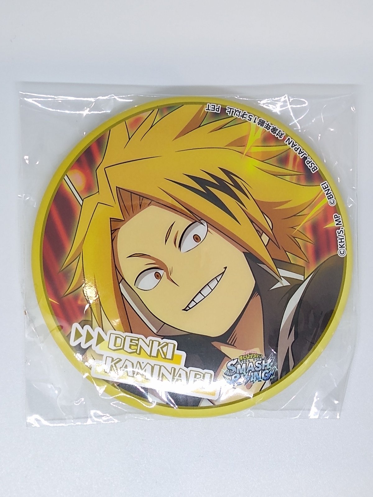 僕のヒーローアカデミア 上鳴 電気 缶バッジ～SMASH RISING 大復刻