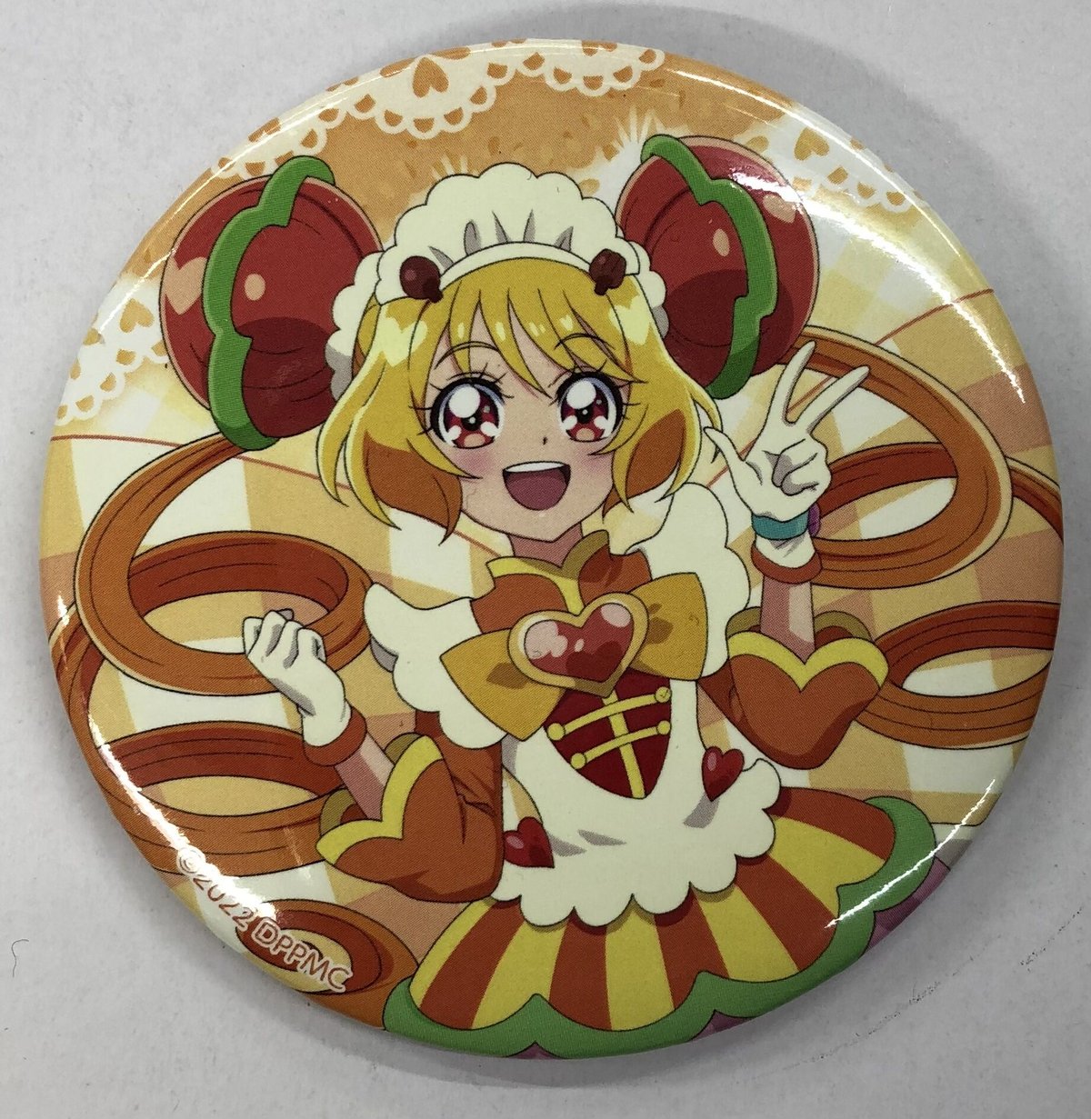 プリキュア　ランチショー限定　入場特典　缶バッジ　ヤムヤム プリキュア ランチショー限定 入場特典 缶バッジ ヤムヤム