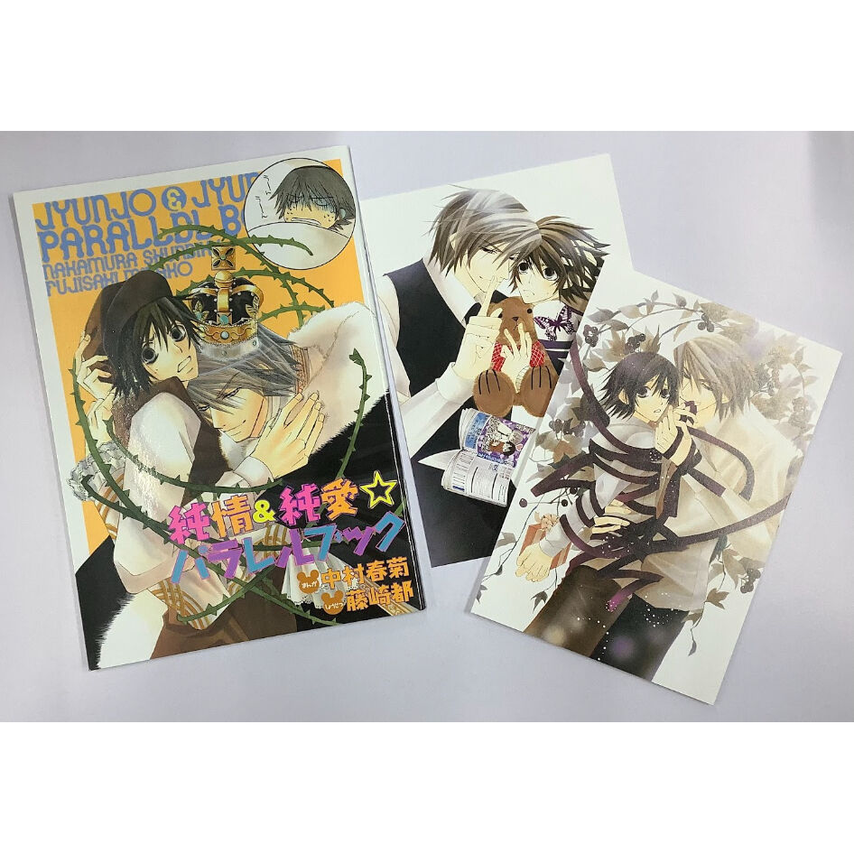 純情ロマンチカ　ポストカードブック 中村春菊/藤崎都『純情ロマンチカ』 全サ 「純情＆純愛パラレルブック