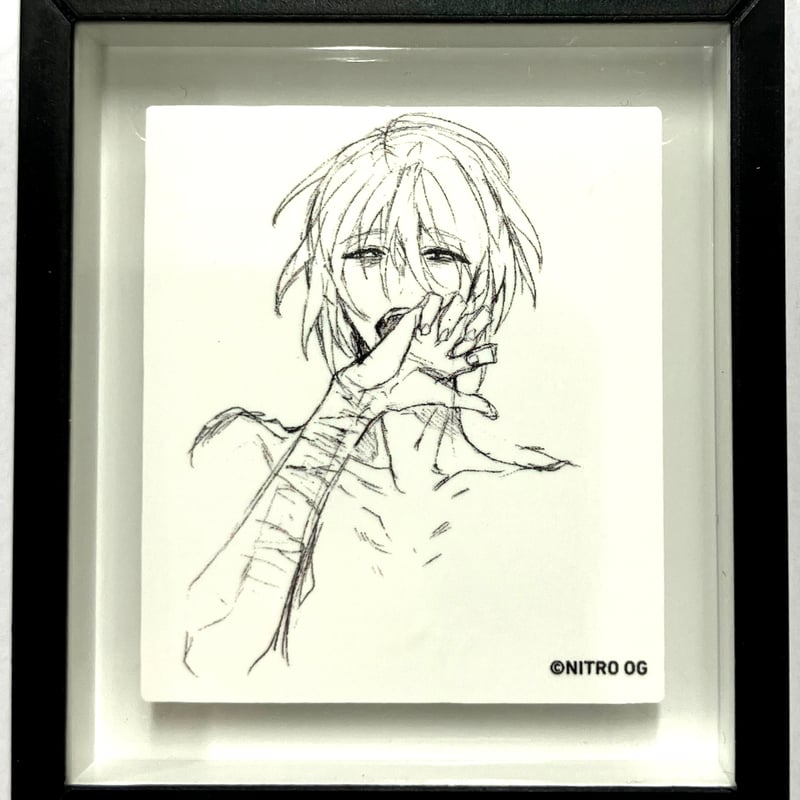 スロウ・ダメージ』 生原画展 額縁マグネットコレクション シロ 【BL