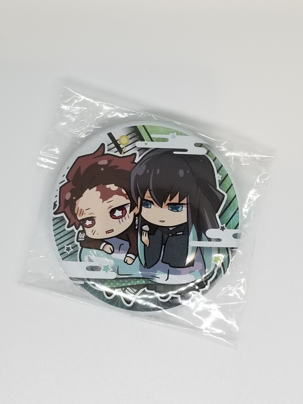鬼滅の刃 竈門炭治郎＆時透無一郎 キャラばんちょうこう缶バッジ