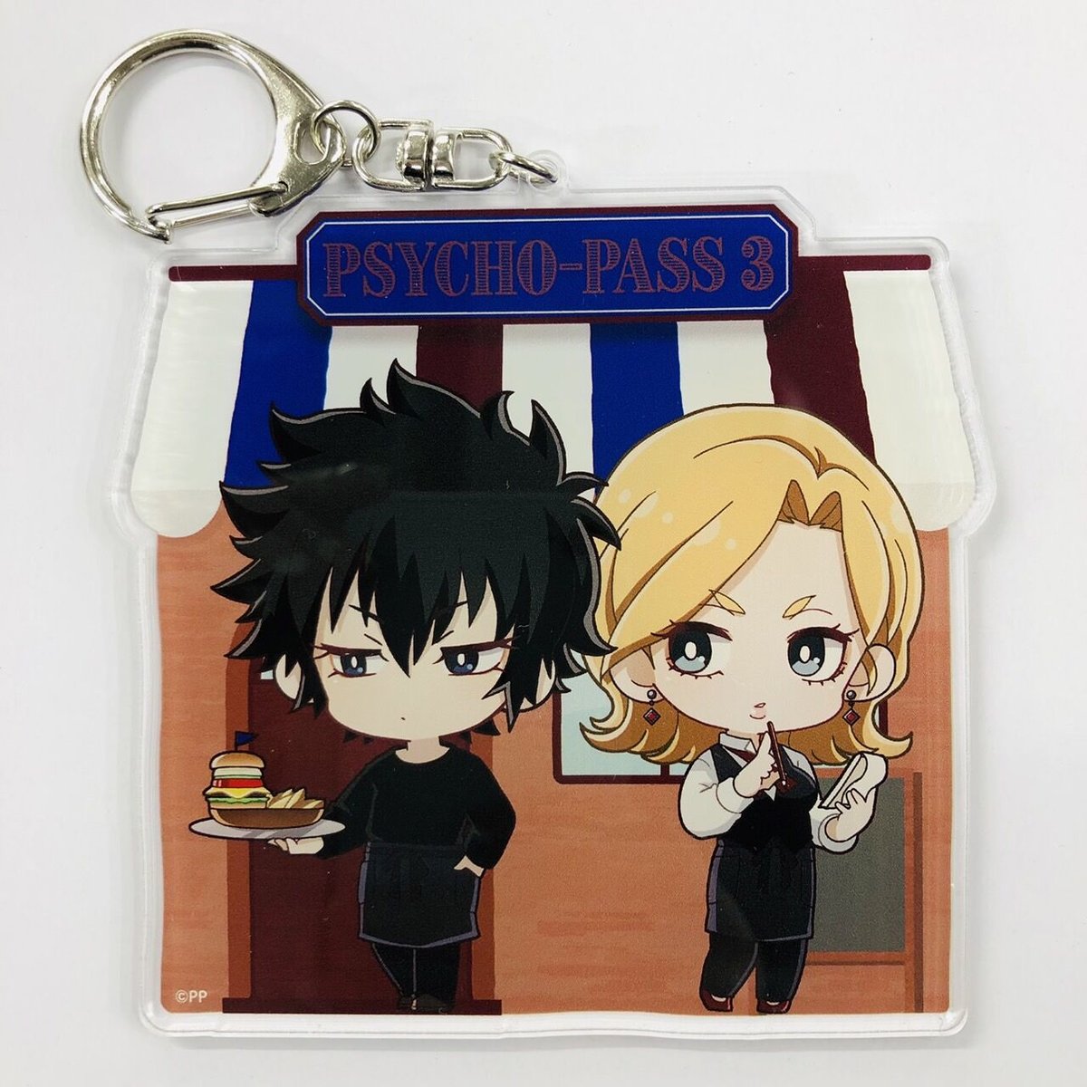 PSYCHO-PASS サイコパス 3　狡噛慎也　花城フレデリカ　3等　ビックアクリルキーホルダー