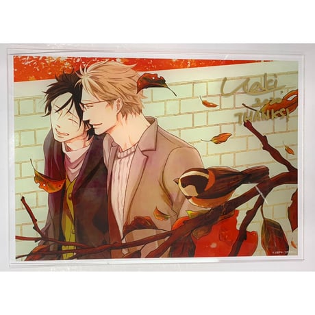 上田アキ ぬいぐるみ 恋が落ちたら 恋が満ちたら サイン マンガ展