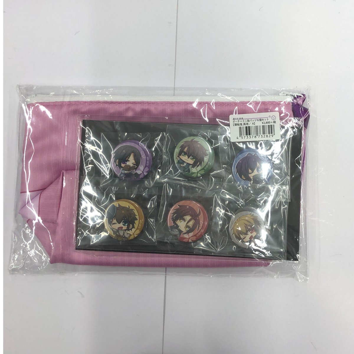 薄桜鬼 ポーチ+ミニ缶バッジセット | K-BOOKS 池袋 2次元グッズ通販