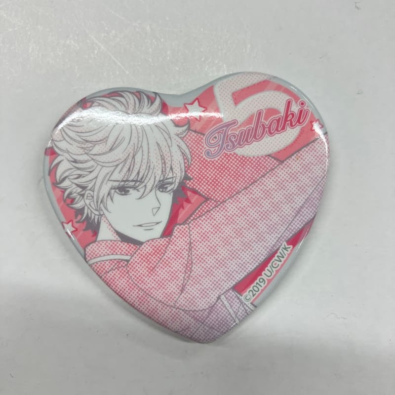Switch特典 ブラコン 朝日奈 椿 ハート 缶バッジ イタミ有・裏サビ有】BROTHERS CONFLICT 朝日奈椿 缶バッジ | K