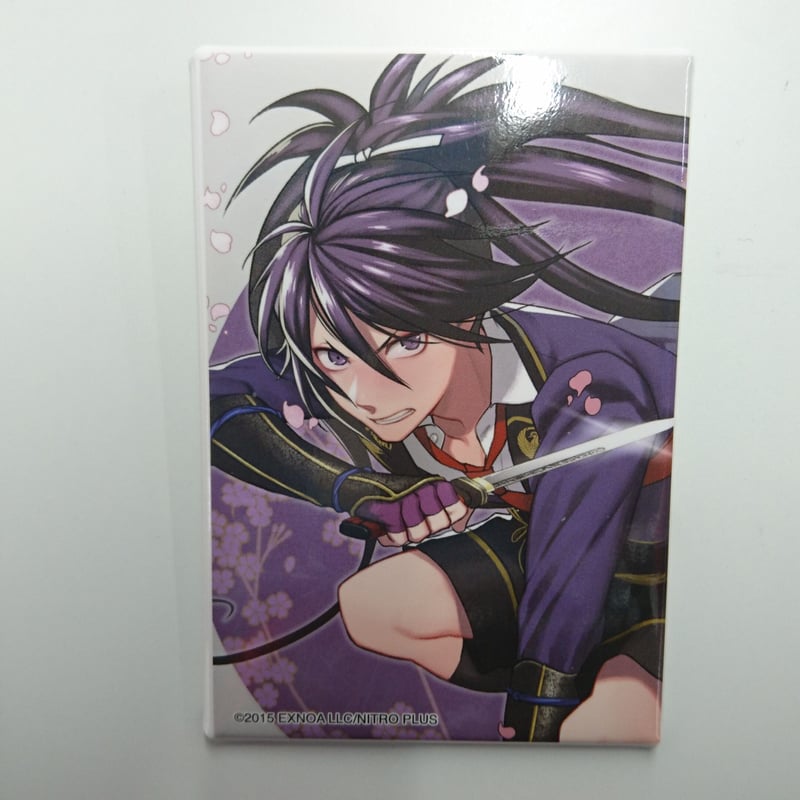 刀剣乱舞 絵巻スクエア缶バッジ 二周年記念祝画 第3弾 不動行光 | K