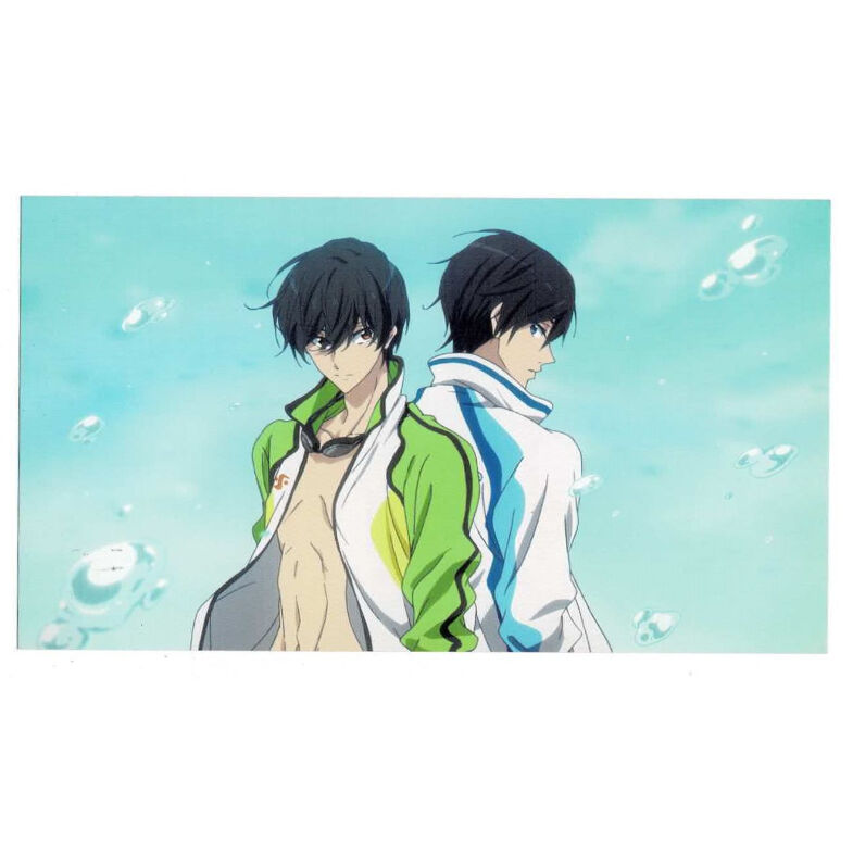 Free！」描き下ろしイラストカード(メッセージ付）郁弥&遙 ◇サイズ縦