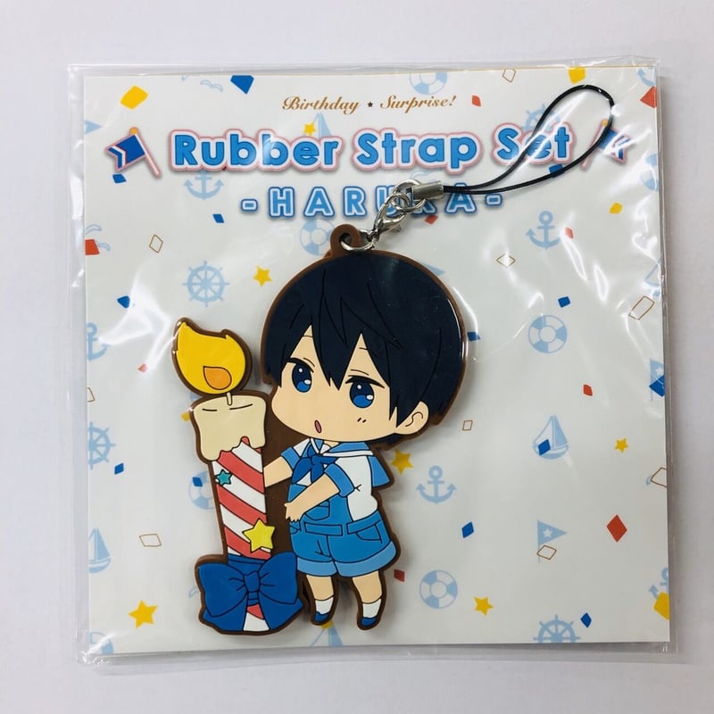 Free! 七瀬遙 バースデー 缶バッジ ラバーストラップ Free! 七瀬遙 バースデー 缶バッジ ラバーストラップ