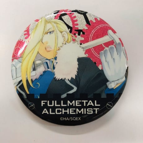 【鋼の錬金術師】　オリヴィエ・ミラ・アームストロング　缶バッジ