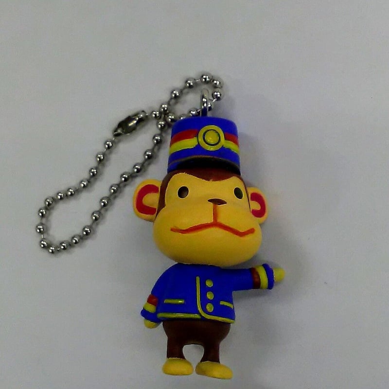 つねきち どうぶつの森 フィギュア レトロ レア キーホルダー シーンが