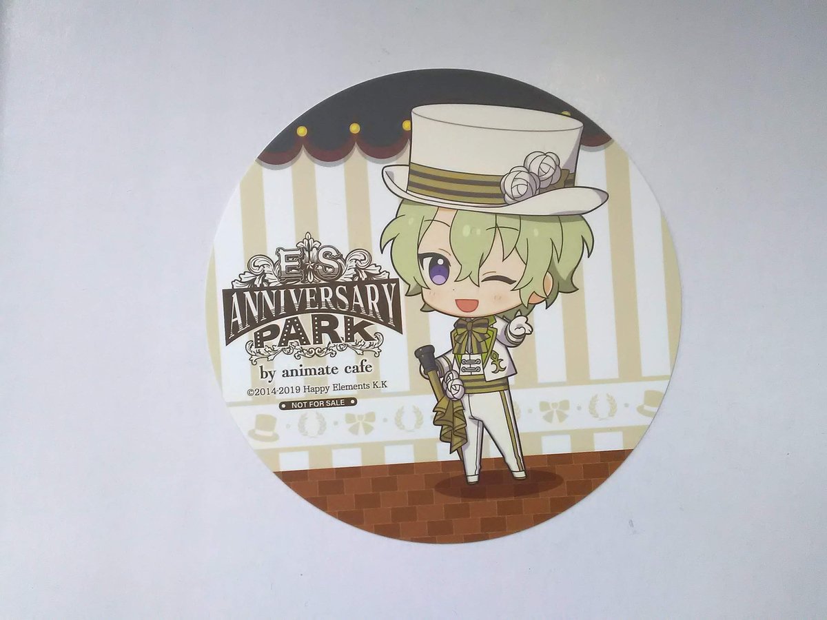 新品★あんスタ★Eve【巴日和】アニカフェ★コースター あんさんぶるスターズ！巴日和ES ANNIVERSARY PARK by animate c