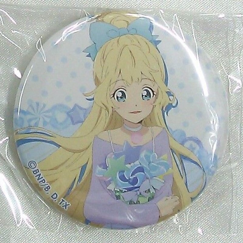 アイカツスターズ 白鳥ひめ パステルキャンディ 缶バッジ アイカツスターズ！ 白鳥ひめ トレーディング缶バッジ -パステル