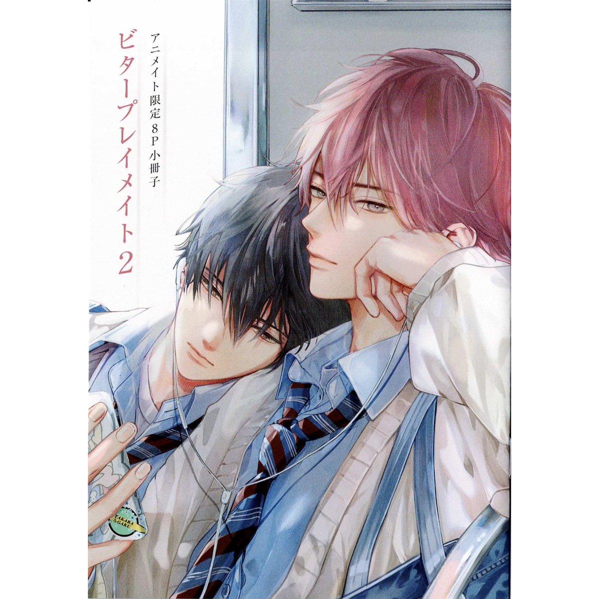 西本ろう 『ビタープレイメイト』2巻 アニメイト特典 小冊子【BLグッズ