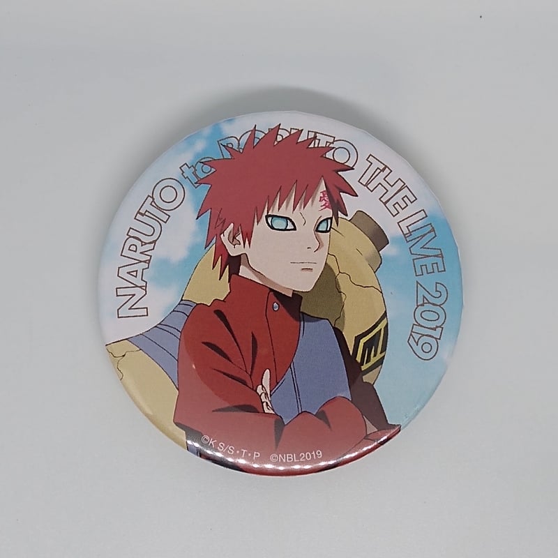 NARUTO 我愛羅 缶バッジ ② NARUTO ナルト 我愛羅 缶バッジ セガ限定 忍界列伝 NARUTO