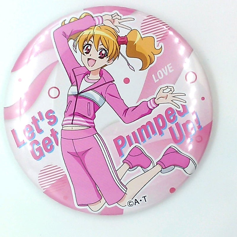 桃園ラブ　ローソン　プリキュアランド　缶バッジ フレッシュプリキュア 桃園ラブ ENJOY！スポーツ缶バッジ～2020～ | K