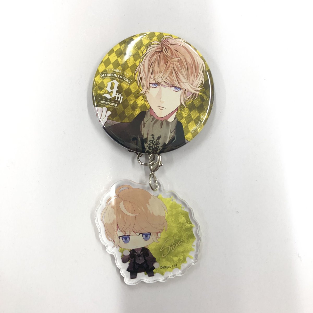 DIABOLIK LOVERS 逆巻シュウ 缶バッジ&アクリルチャーム | K-BOOKS 池