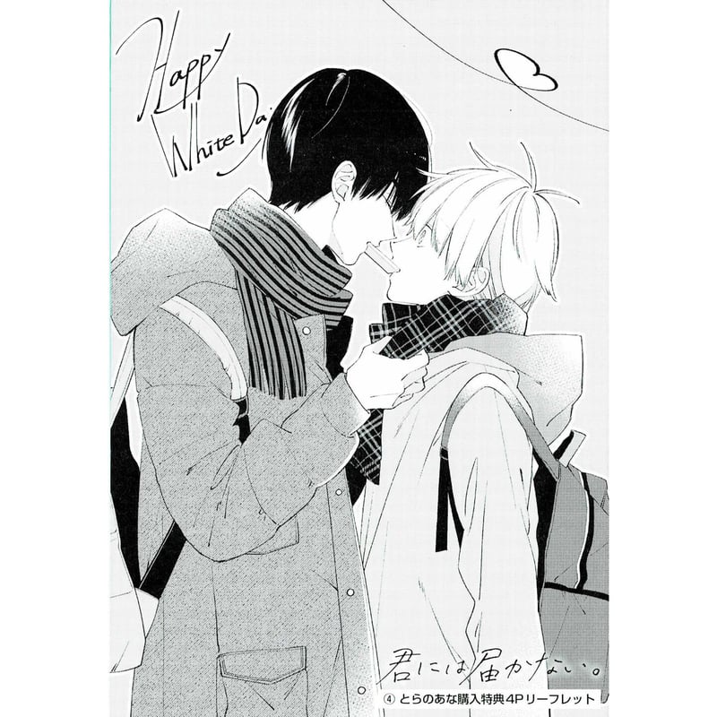 みか 『君には届かない。』4巻 とらのあな特典 リーフレット【BLグッズ